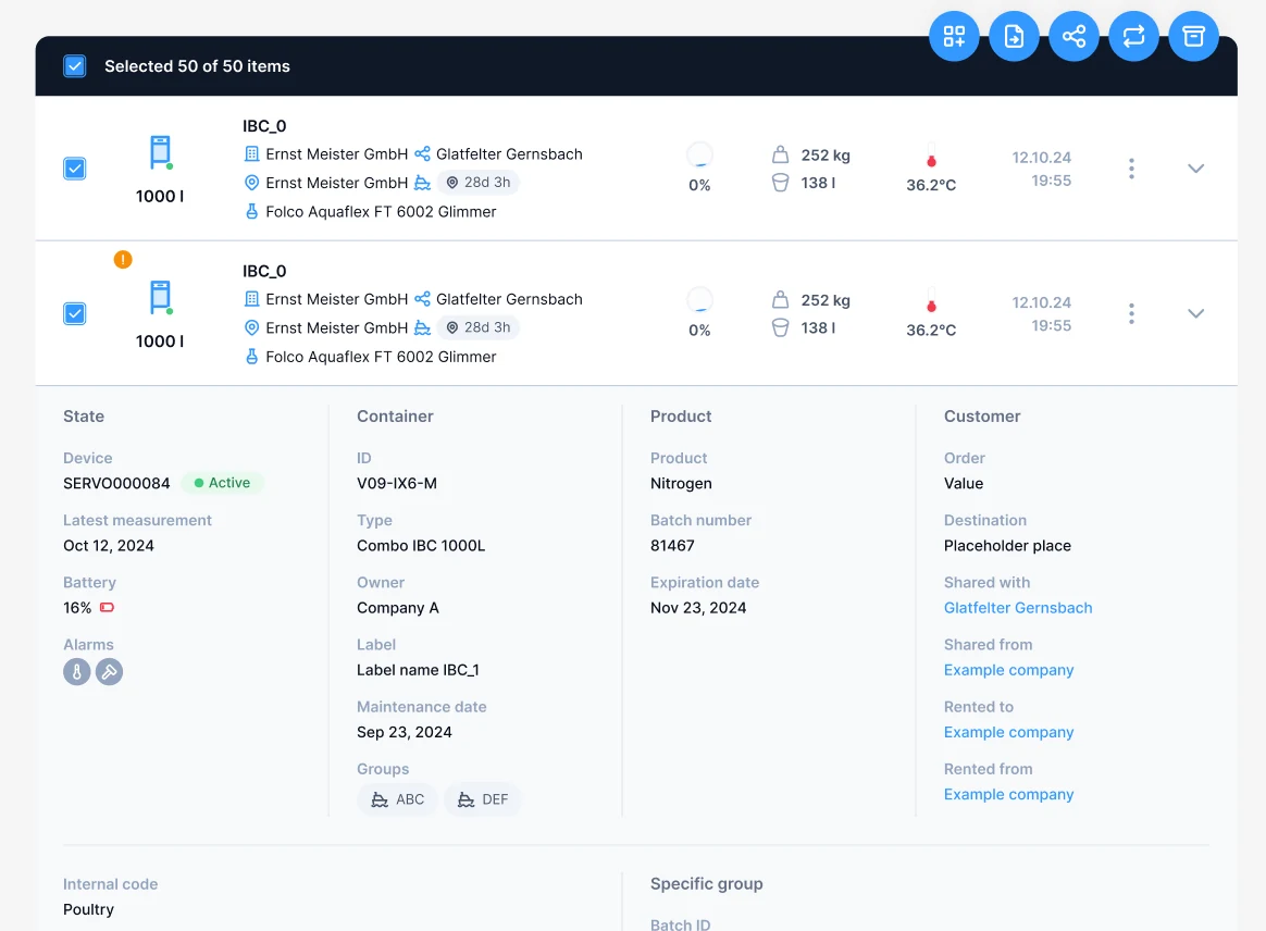 Packwise Flow Dashboard